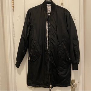 GAP long bomber jacket